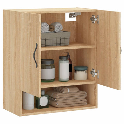 Väggskåp sonoma-ek 60x31x70 cm konstruerat trä