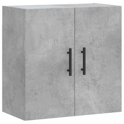 Väggskåp betonggrå 60x31x60 cm konstruerat trä