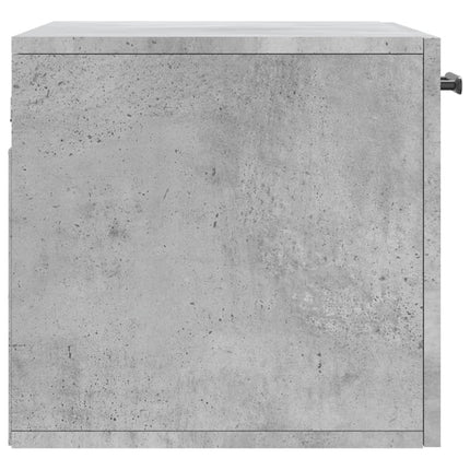 Väggskåp betonggrå 60x36,5x35 cm konstruerat trä