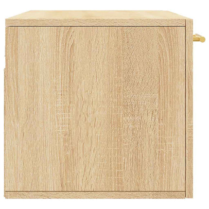 Väggskåp sonoma-ek 80x36,5x35 cm konstruerat trä