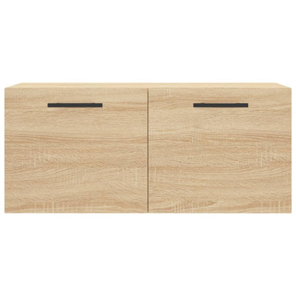 Väggskåp sonoma-ek 80x36,5x35 cm konstruerat trä