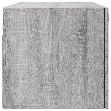 Väggskåp grå sonoma 100x36,5x35 cm konstruerat trä