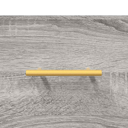 Väggskåp grå sonoma 100x36,5x35 cm konstruerat trä