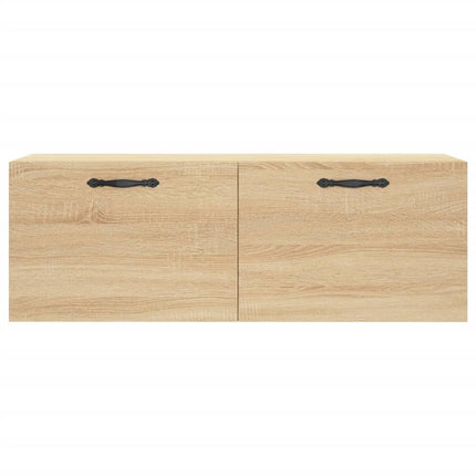 Väggskåp sonoma-ek 100x36,5x35 cm konstruerat trä
