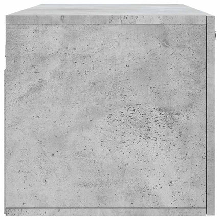 Väggskåp betonggrå 100x36,5x35 cm konstruerat trä