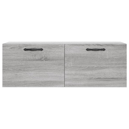 Väggskåp grå sonoma 100x36,5x35 cm konstruerat trä