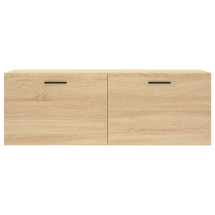 Väggskåp sonoma-ek 100x36,5x35 cm konstruerat trä