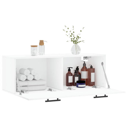 Väggskåp vit 100x36,5x35 cm konstruerat trä