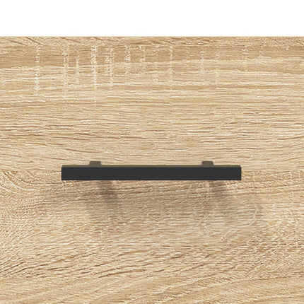 Väggskåp sonoma-ek 100x36,5x35 cm konstruerat trä