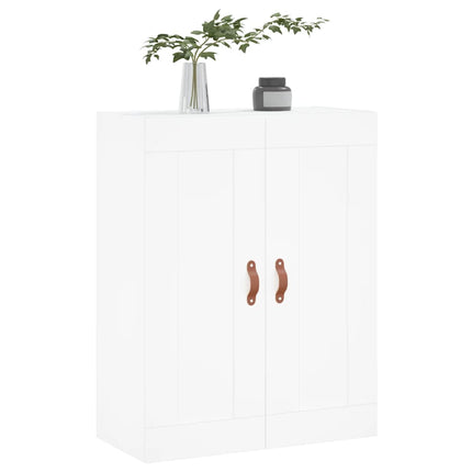 Väggskåp vit 69,5x34x90 cm konstruerat trä