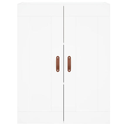 Väggskåp vit 69,5x34x90 cm konstruerat trä