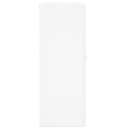 Väggskåp vit 69,5x34x90 cm konstruerat trä
