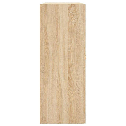 Väggskåp sonoma-ek 69,5x34x90 cm konstruerat trä