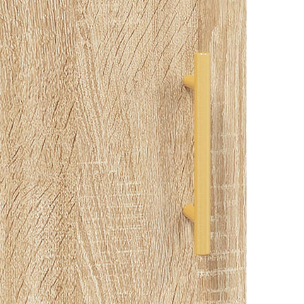 Väggskåp sonoma-ek 69,5x34x90 cm konstruerat trä
