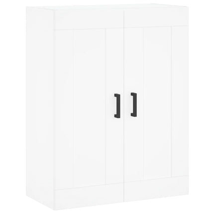 Väggskåp vit 69,5x34x90 cm konstruerat trä