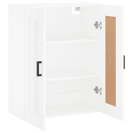 Väggskåp vit 69,5x34x90 cm konstruerat trä