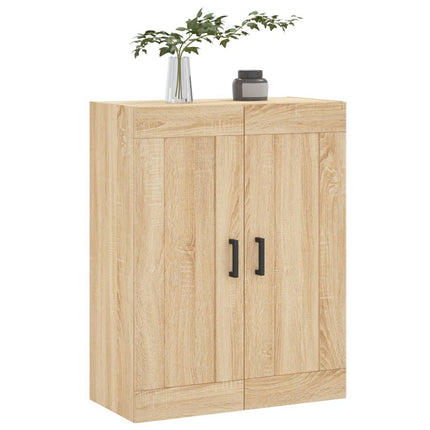 Väggskåp sonoma-ek 69,5x34x90 cm konstruerat trä
