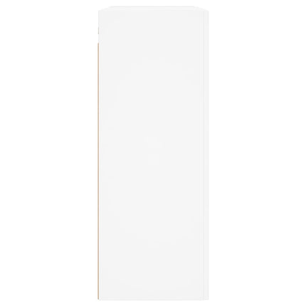Väggskåp vit 69,5x34x90 cm konstruerat trä