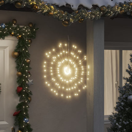 Julbelysning 2 st 140 LED varmvit 17 cm