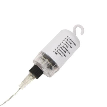 Julbelysning 2 st 140 LED blå 17 cm