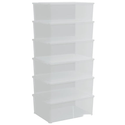 Plastlådor 6 st 10 L stapelbara
