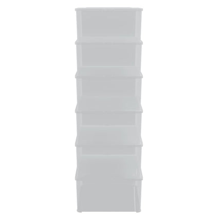 Plastlådor 6 st 10 L stapelbara
