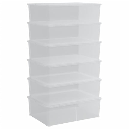 Plastlådor 6 st 25 L stapelbara