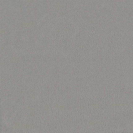 Golvbäddsoffa 2-i-1 Ljusgrå 122x204x55 cm sammet