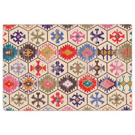 Matta tvättbar flerfärgad 120x180 cm