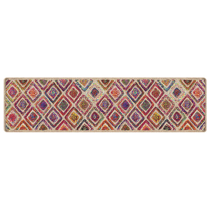 Matta tvättbar flerfärgad 80x300 cm