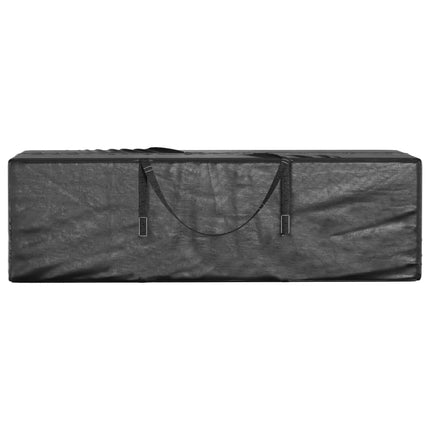 Förvaringsväska för julgran svart 135x40x55 cm polyeten