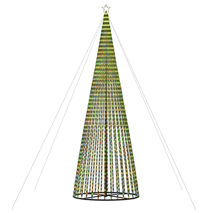 LED julgran 1544 LED flerfärgad 500 cm