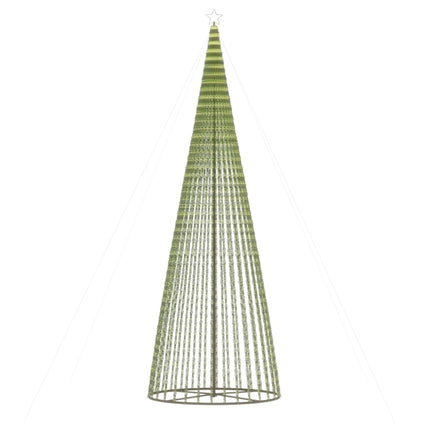 LED julgran 1544 LED flerfärgad 500 cm
