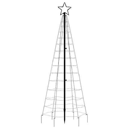 LED julgran med spikar 220 LED blå 180 cm