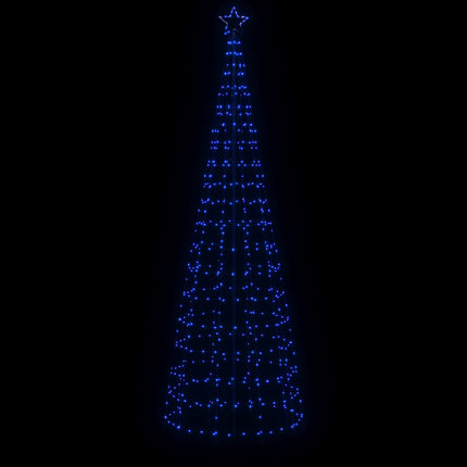 LED julgran med spikar 570 LED blå 300 cm