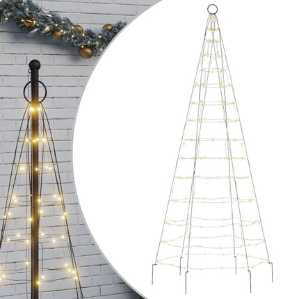 LED julgran 200 LED varmvit 180 cm