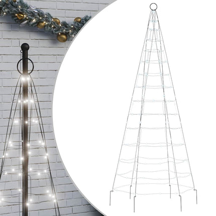 LED julgran 200 LED kallvit 180 cm