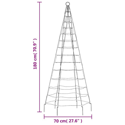 LED julgran 200 LED kallvit 180 cm