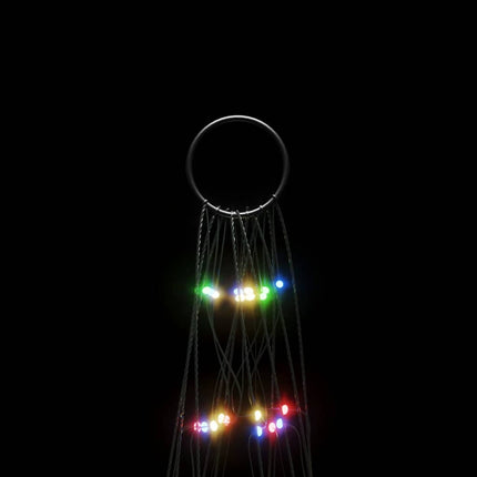LED julgran 550 LEDs färgglad 300 cm