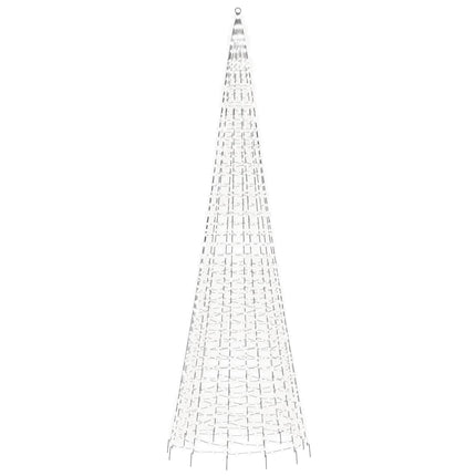 LED julgran 1534 LEDs kallvit 500 cm