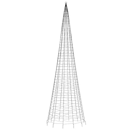 LED julgran 1534 LEDs flerfärgad 500 cm