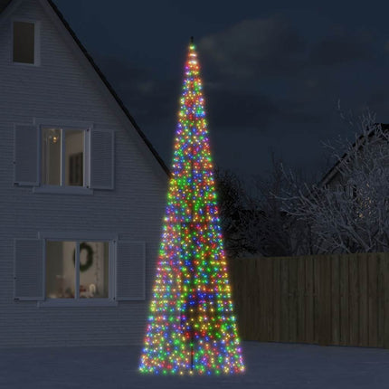 LED julgran 1534 LEDs flerfärgad 500 cm