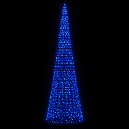 LED julgran 1534 LEDs blå 500 cm