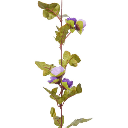 Blomstergirlanger 6 st lila 250 cm