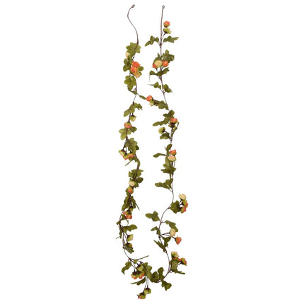 Blomstergirlanger 6 st rosenröd 215 cm