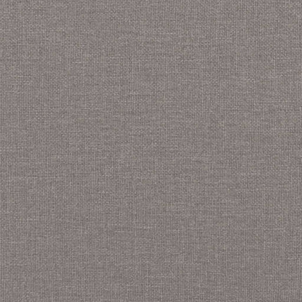 3-sitssoffa med prydnadskuddar taupe 180 cm tyg