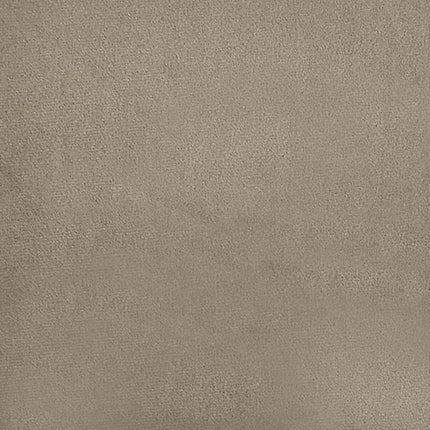 Fåtölj med fotpall Taupe 60 cm mikrofibertyg
