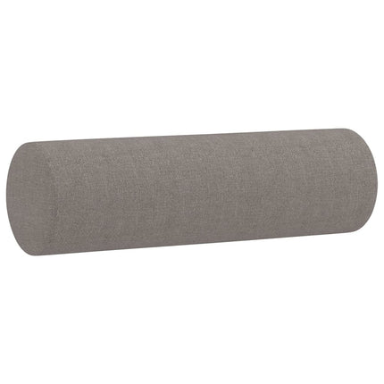 Soffgrupp med kuddar 2 delar taupe tyg