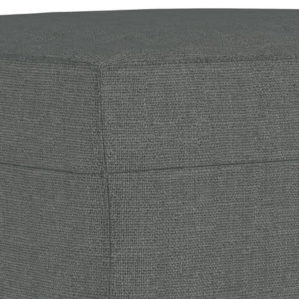 Soffgrupp med dynor 4 delar Mörkgrå tyg