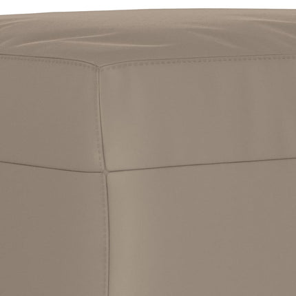 Soffgrupp med kuddar 4 delar taupe mikrofibertyg